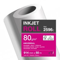 Clairefontaine Inkjetplotterpapier Inkjet Universal 914...