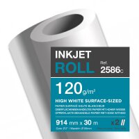 Clairefontaine Inkjetplotterpapier LIGHT COATED 914 mm x...