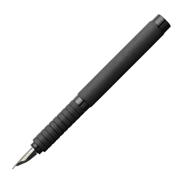 Faber-Castell Füllfederhalter Essentio Aluminium B (Breit) schwarz