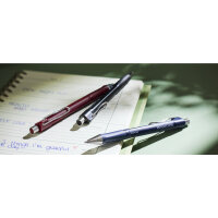 Faber-Castell Kugelschreiber Beyond Ball 0,5mm schwarz Links- und Rechtshänder Mine auswechselbar dokumentenecht Schaftfarbe: schwarz