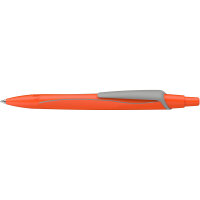 Schneider Kugelschreiber Reco Neon M blau Mine auswechselbar dokumentenecht Schaftfarbe: orange