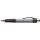 Faber-Castell Kugelschreiber GRIP PLUS BALL 0,5mm blau Mine auswechselbar dokumentenecht Schaftfarbe: stone grey