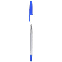 Einwegkugelschreiber blau Kappenmodell dokumentenecht 50...