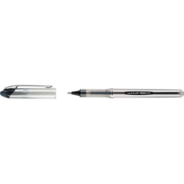uni-ball Tintenroller VISION ELITE 0,4mm schwarz Rundspitze dokumentenecht Kappenmodell