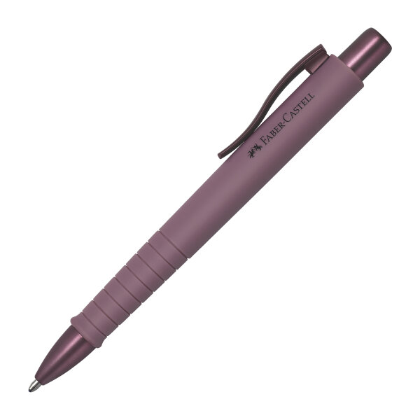 Faber-Castell Kugelschreiber Poly Ball Urban 0,6mm XB blau Mine auswechselbar dokumentenecht Schaftfarbe: bordeauxrot