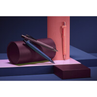 Faber-Castell Kugelschreiber Poly Ball Urban 0,6mm XB blau Mine auswechselbar dokumentenecht Schaftfarbe: bordeauxrot