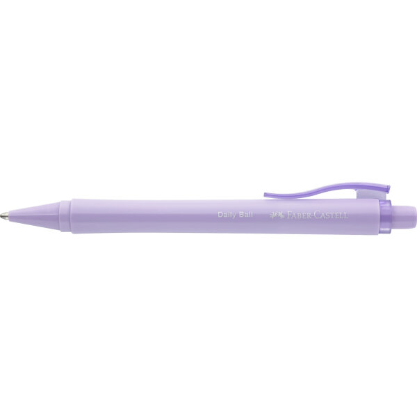 Faber-Castell Kugelschreiber Daily Ball 0,6mm XB blau dokumentenecht Schaftfarbe: sweet lilac