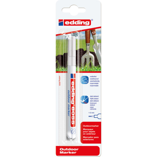 edding Lackmarker 8055 Outdoormarker 1-2mm weiß