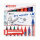 edding Whiteboard-/Flipchartmarker 360 1,5-3mm farbig sortiert Rundspitze 8 St./Pack.
