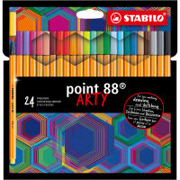 STABILO® Fineliner point 88® ARTY 0,4mm 24 St./Pack.