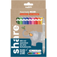 share Doppelfasermaler made by Carioca 2 und 4,5mm farbig...