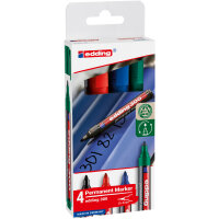 edding Permanentmarker 300 1,5-3mm farbig sortiert 4...