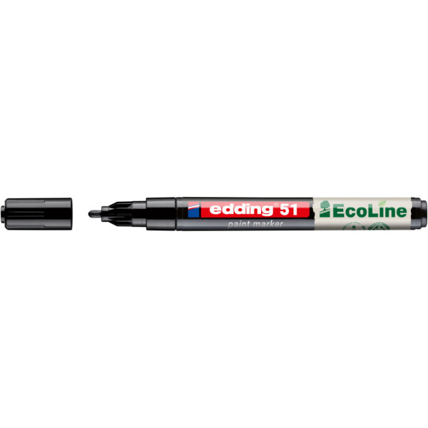 edding Lackmarker 51 EcoLine 1-2mm schwarz