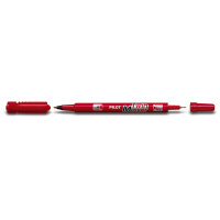 PILOT Permanentmarker Twin Marker 0,4 und 0,8mm rot