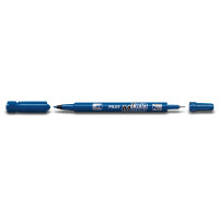 PILOT Permanentmarker Twin Marker 0,4 und 0,8mm blau