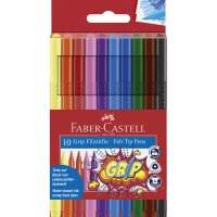 Faber-Castell Fasermaler GRIP COLOUR 3mm farbig sortiert...