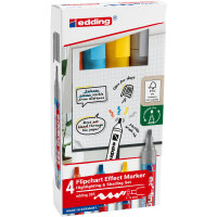 edding Flipchartmarker 385 effect 1-5mm farbig sortiert 4...