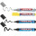edding Schreibgeräteset Highlighting & Shading Set 2 x Flipchartmarker 385 effect gelb, silbergrau 1-5 mm, je 1 x Flipchartmarker 380 schwarz 1,5-3 mm, Flipchartmarker 383 schwarz 1-5 mm farbig sortiert 4 St./Pack.