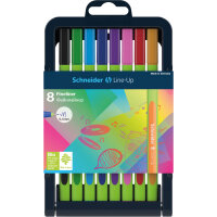 Schneider Fineliner Line-Up 0,4mm farbig sortiert 8...