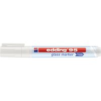 edding Glasboardmarker 95 1,5-3mm weiß Rundspitze