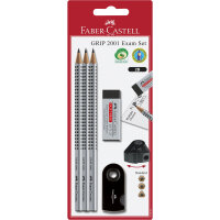 Faber-Castell Bleistiftset Grip 2001 EXAM 3 x Bleistift...