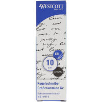 Westcott Großraummine 0,7mm XB schwarz ISO 12757-2...
