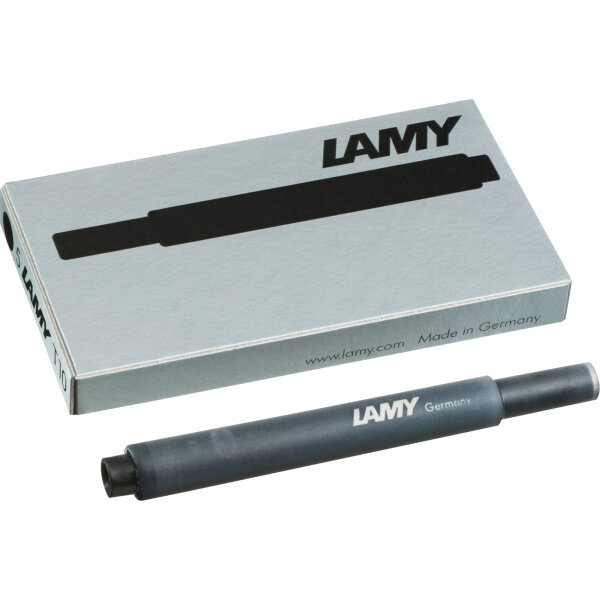 Lamy Tintenpatrone T 10 Großraumtintenpatrone nicht löschbar schwarz 5 St./Pack.