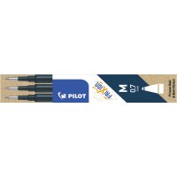 PILOT Tintenrollermine FriXion Ball 0,4mm blauschwarz 3...