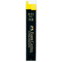 Faber-Castell Feinmine SUPER POLYMER 0,35mm HB schwarz 12...