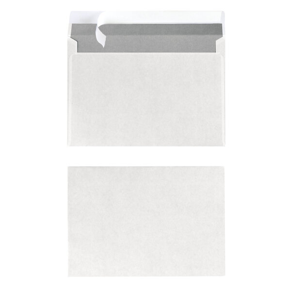 Herlitz Briefumschläge DIN C6 162 x 114 mm (B x H) mit Haftklebung ohne Fenster 75g/m² weiß 25 St./Pack.
