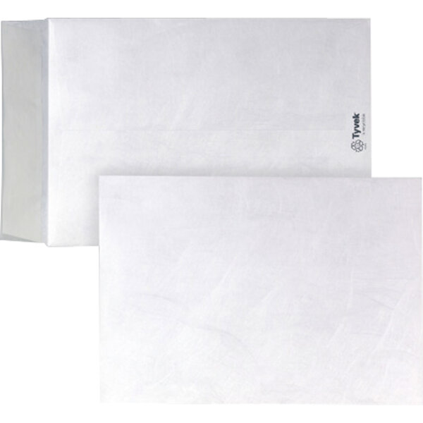 Tyvek® Versandtasche DIN B5 176 x 250 mm (B x H) mit Haftklebung ohne Fenster 55g/m² weiß 100 St./Pack.