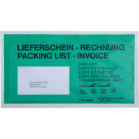 Dokumententasche Lieferschein-Rechnung, mehrsprachig DIN...