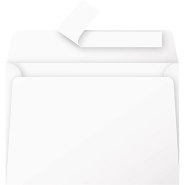 Clairefontaine Briefumschläge Pollen® DIN C6 162 x 114 mm (B x H) mit Haftklebung ohne Fenster 120g/m² weiß 20 St./Pack.