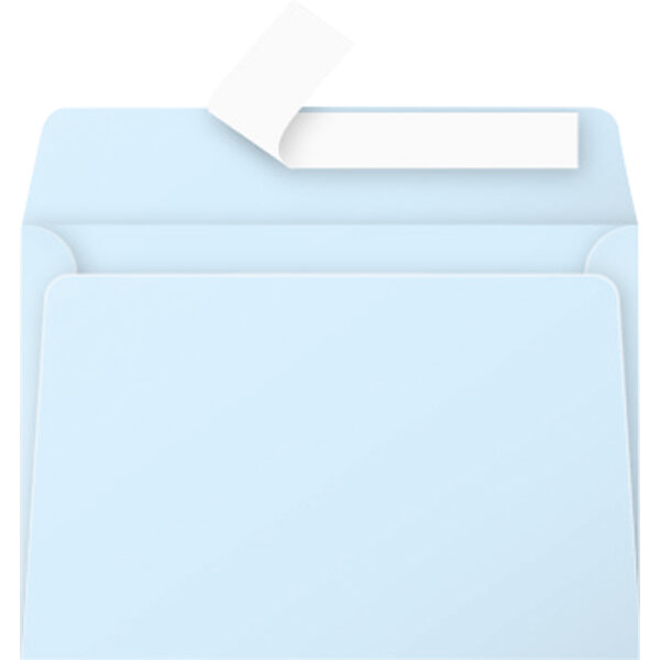 Clairefontaine Briefumschläge Pollen® DIN C6 162 x 114 mm (B x H) mit Haftklebung ohne Fenster 120g/m² blau 20 St./Pack.