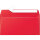 Clairefontaine Briefumschläge Pollen® DIN lang 220 x 110 mm (B x H) mit Haftklebung ohne Fenster 120g/m² kirschrot 20 St./Pack.