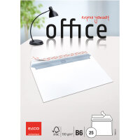 ELCO Briefumschläge Office DIN B6 176 x 125 mm (B x...