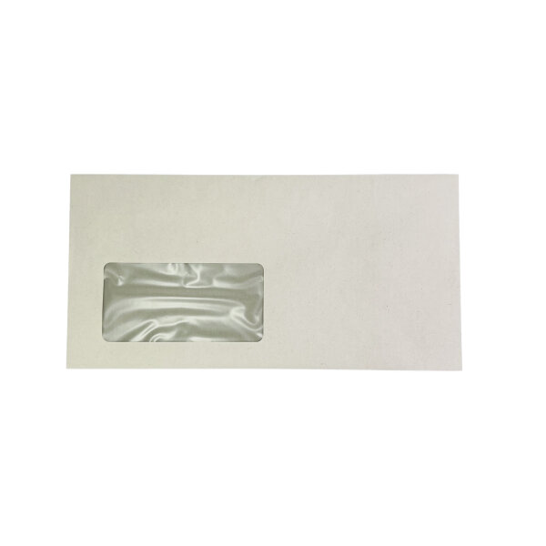 Briefumschläge DIN lang 220 x 110 mm (B x H) mit Selbstklebung mit Fenster 75g/m² 1.000 St./Pack.