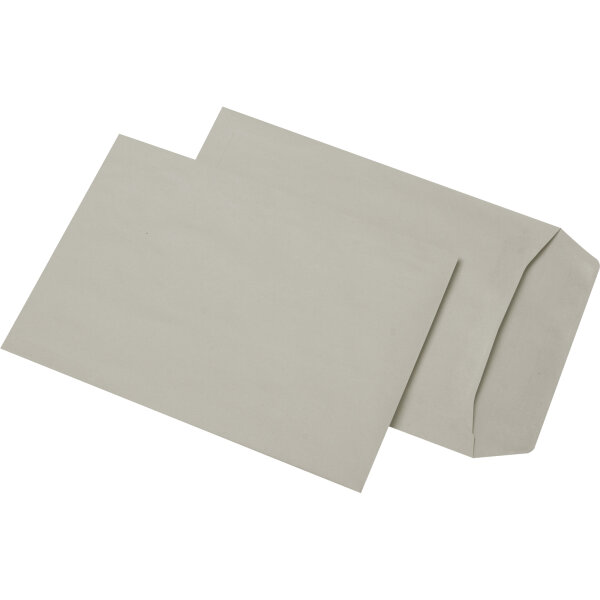 MAILmedia Versandtasche DIN C5 162 x 229 mm (B x H) mit Selbstklebung ohne Fenster 80g/m² ohne Fadenverstärkung grau 500 St./Pack.