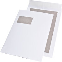 MAILmedia Papprückwandtasche DIN C4 mit Fenster...
