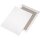 MAILmedia Papprückwandtasche DIN C4 ohne Fenster 120g/m² mit Haftklebung Kraftpapier weiß 100 St./Pack.