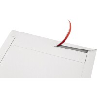 ColomPac® Versandtasche Rigid 210 x 265 x -30 mm (B x H x T) mit Haftklebung ohne Fenster ohne Fadenverstärkung weiß
