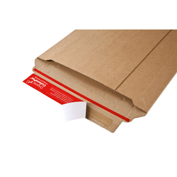 ColomPac® Versandtasche Rigid Plus 185 x 270 x -50 mm (B x H x T) mit Haftklebung ohne Fenster braun