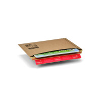 ColomPac® Versandtasche 360 x 250 x -30 mm (B x H x T) mit Haftklebung ohne Fenster braun