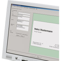 SIGEL Visitenkarte DIN A4 225g/m² hochweiß 40...