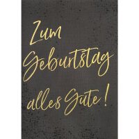 Perleberg Faltkarte Geburtstag 240g/m² Zum...