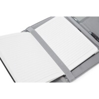 Hotbox Aufbewahrungstasche Folio Kleingeräte, Notizbuch 27 x 19 x 3 cm (B x H x T) Hakenverschluss Polyester, 100 % recycelt holzkohle