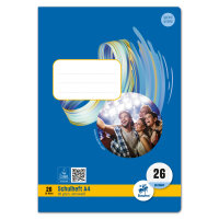 Staufen Schulheft Style DIN A4 kariert mit Rand 26 16 Bl.