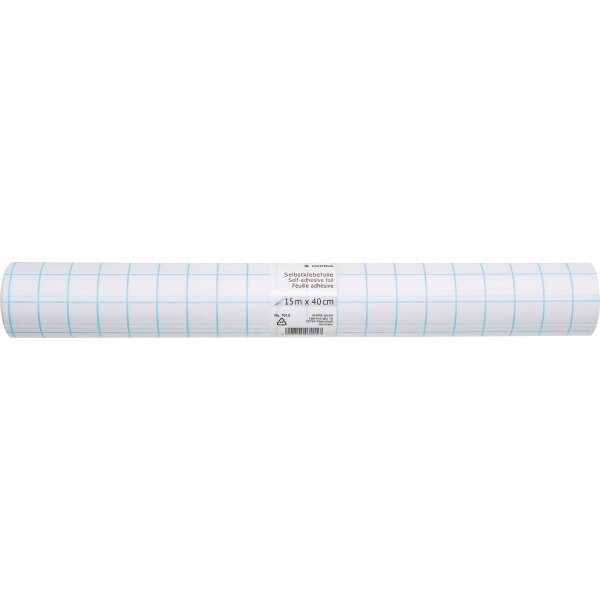 HERMA Bucheinbandfolie 40 cm x 15 m (B x L) selbstklebend Polypropylen transparent glänzend