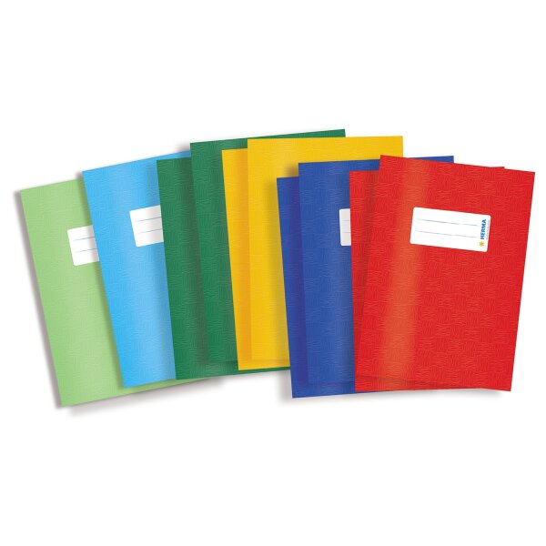 HERMA Heftschoner DIN A5 Polypropylen farbig sortiert 10 St./Pack.