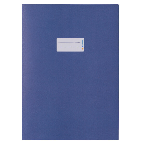HERMA Heftschoner DIN A4 Papier dunkelblau